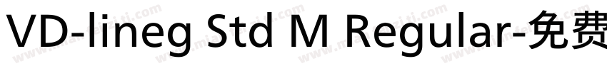VD-lineg Std M Regular字体转换